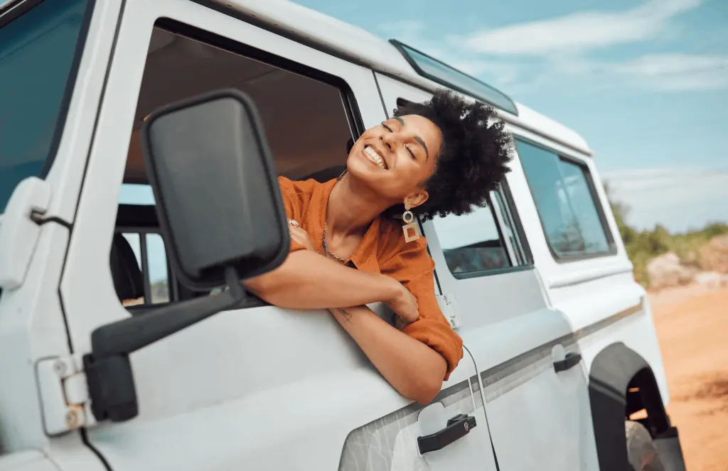 woman travelling
